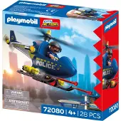 Playmobil Gioco Di Costruzione Police Helicopter With Radar