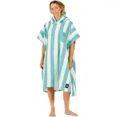 After Essentials - Poncho per il bagno - Swim Club Stripes Green