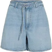 Vila Vikiki Vita Alta Shorts In Denim
