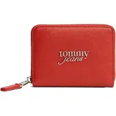 Tommy Hilfiger Portamonete 'Logo Plaque Zip-around' rosso acceso