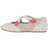 Desigual , ballerina in rete con logo, Donna, Nero, 37