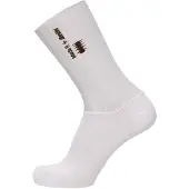 Santini Mads Pedersen Momentum Series Aero Socks Calze da ciclismo (36-39, grigio)