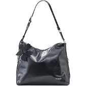 Desigual , Borsa grande effetto pelle, Donna, Poliuretano, Nero, U