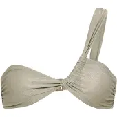 LASCANA Top per bikini grigio