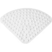 OEM Tappetino da bagno antibatterico e antiscivolo, bianco, 70x70 cm