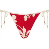 Seafolly Mayflower Hipster Tie Side Parte inferiore bikini Donna (44, rosso)