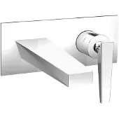 CASA39 Cristina Fractal Miscelatore lavabo a muro CRIFT25651