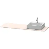 Duravit Console XSquare, 1 découpe à droite, 1600x16x550mm, XS060HR8383, XS060HR8383