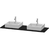 Duravit Console XSquare, 2 découpes, 1600x16x550mm, XS063HB1616, XS063HB1616