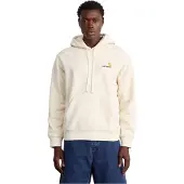Carhartt WIP Felpa Cappuccio Uomo Hooded American Script Natural