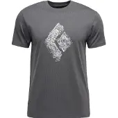 Black Diamond Engineered Diamond S/S Tee T-shirt Uomo (S, grigio)