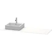Duravit Console XSquare, 1 découpe à gauche, 1600x16x550mm, XS060HL8484, XS060HL8484