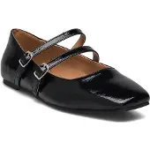 Bianco Ballerina con cinturino 'ROSE' nero