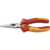 TECWERK Pinza a becchi piatti, lunghezza 160 mm, impugnatura multicomponente
