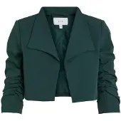 Vila Viher Open Cropped Blazer