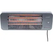 Sunred | Riscaldatore | LUG-2000W, Lugo Quartz Wall | Infrarossi | 2000 W | Numero di livelli di potenza | Adatto per ambienti fino a m² | Grigio | IP24