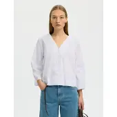 Selected Camicetta Con Maniche A 3/4 Donne Bianco 42