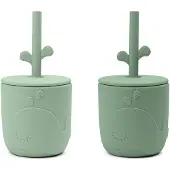 Done by Deer Tazza Straw 2 Pack Wally