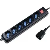 Techly Ciabatta Elettrica Iups-pcp- 6 Prese Con Interruttore 6v