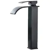 OEM Rubinetto per lavabo, montato a soffitto, cartuccia in Vetroceramica, nero