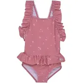 Huttelihut Kid's Swimsuit Costume intero Bambini (128, fuchsia)
