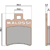 MALOSSI Pastiglie Freno Sinterizzate 6215007