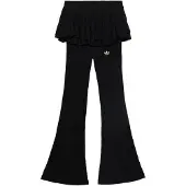 Adidas Leggings 'SLIM RUFFLE KNITTED' nero