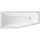 Aqualine Vasca salvaspazio 170x70x39cm, MINOU, sinistra, bianco