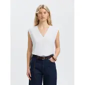 Selected Top A V Donne Bianco XXL