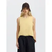 Selected Canottiera Donne Giallo XXL