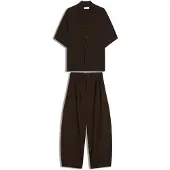 Bershka Tuta da jogging marrone