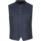 Marjo Gilet per costume tradizionale 'Grünenbach' blu scuro / grigio