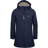 TROLLKIDS Girl's Kristiansand Coat Giacca softshell Bambini (110, blu)