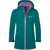 TROLLKIDS Girl's Kristiansand Coat Giacca softshell Bambini (164, turchese)