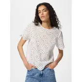 Pieces Top A Maniche Corte | Bianco | L