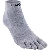 Injinji Liner Mini-Crew Calze casual (40,5-44, grigio)
