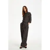 Kaffe Tuta jumpsuit 'Rutie' camello / stucco / nero