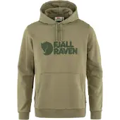Fjällräven Felpa Cappuccio Uomo Logo Hoodie Light Olive