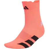 Adidas Running Adizero Quarter Sock Calze da running (46-48, rosso)
