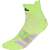 Adidas Running Adizero Quarter Sock Calze da running (43-45, verde)