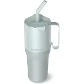 Klean Kanteen Rise Tumbler Flip Straw Bicchiere isolante (1064 ml, grigio)