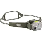 Petzl - Lampada frontale per alpinismo e scialpinismo - Swift RL Jungle Green - Kaki