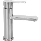 REA Rubinetto Del Lavabo Arcos Basso Nichel Spazzolato