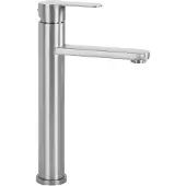 REA Rubinetto Del Lavabo Arcos Alto Nichel Spazzolato