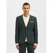 Selected Giacca A Petto Unico Uomini Verde 44