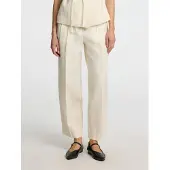 Selected Pantaloni Barrel Fit Donne Beige 38