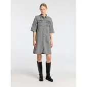 Selected Vestito Midi Donne Grigio 34