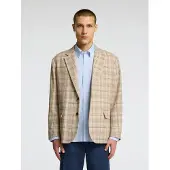 Selected Giacca A Petto Unico Uomini Beige 48