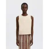 Selected Canottiera Donne Beige XXL
