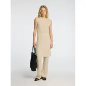 Selected Vestito Midi Donne Beige L